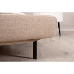 Blund - Sovesofa eller lnestol i beige stof