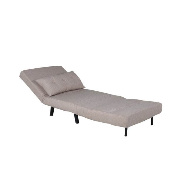 Blund - Sovesofa eller lnestol i beige stof