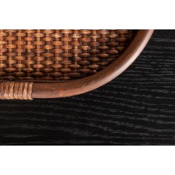 Snell - Spisebord i sort egefiner og sort understel, rektangulr 90 x 200 cm