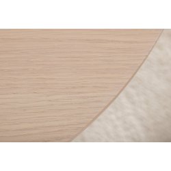 Floyd - Spisebord i hvidpigmenteret egefiner, oval 200 x 90 cm.