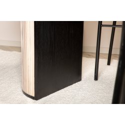 Floyd - Spisebord i hvidpigmenteret egefiner, oval 200 x 90 cm.