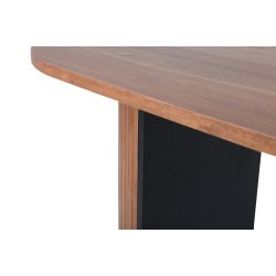 Floyd - Spisebord i valnddefiner, oval 200 x 90 cm.