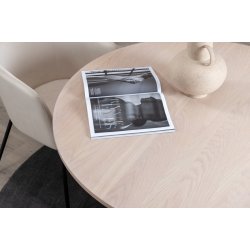 Floyd - Spisebord i hvidpigmenteret egefiner, diameter 110 cm.