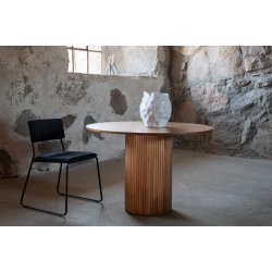 Floyd - Spisebord i valnddefiner, diameter 110 cm.