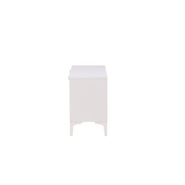 Wells - Skab i hvidt metal, 63 x 120 cm.