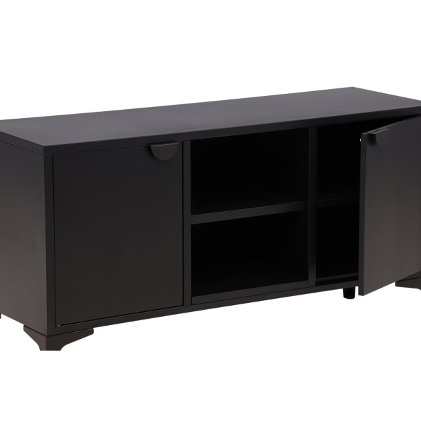 Wells - Skab i sort metal, 63 x 120 cm.