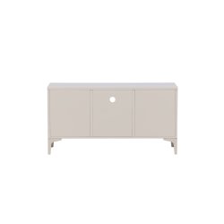 Wells - Skab i beige metal, 63 x 120 cm.