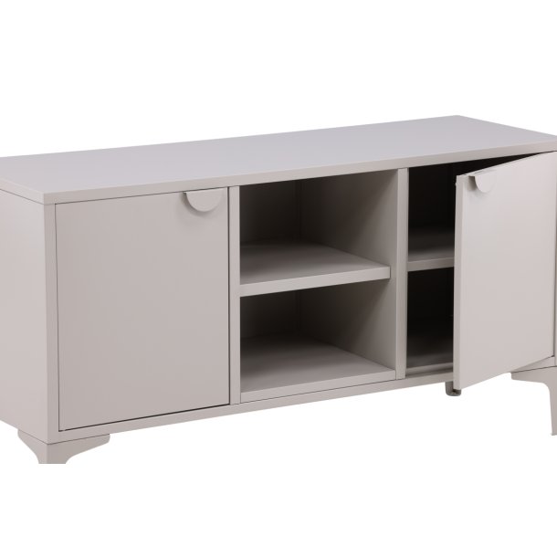 Wells - Skab i beige metal, 63 x 120 cm.