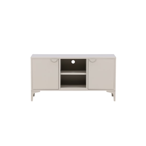 Wells - Skab i beige metal, 63 x 120 cm.