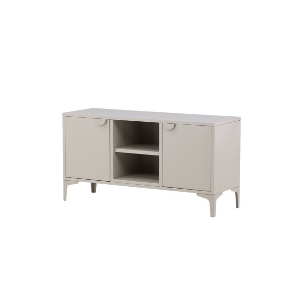 Wells - Skab i beige metal, 63 x 120 cm.