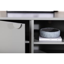 Wells - Skab i gr metal, 63 x 120 cm.