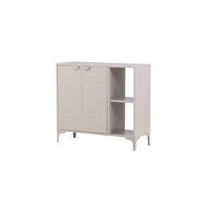 Wells - Skab i beige metal, 100 x 110 cm.