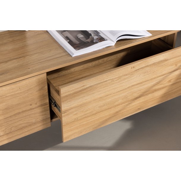 Freedoom - TV-skab, vghngt i egefarvet poppelfiner