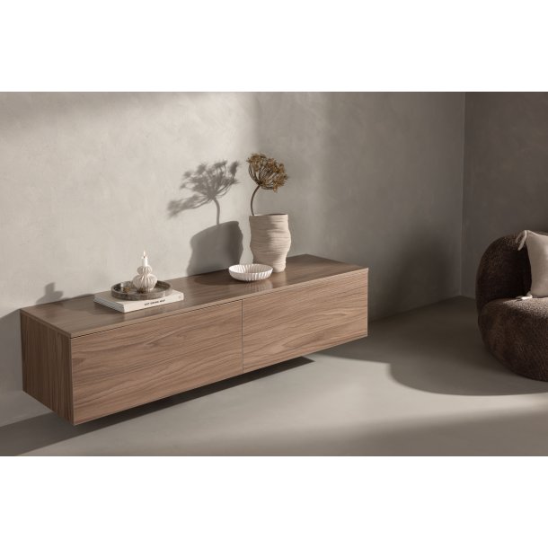 Freedoom - TV-skab, vghngt i valnddefarvet poppelfiner