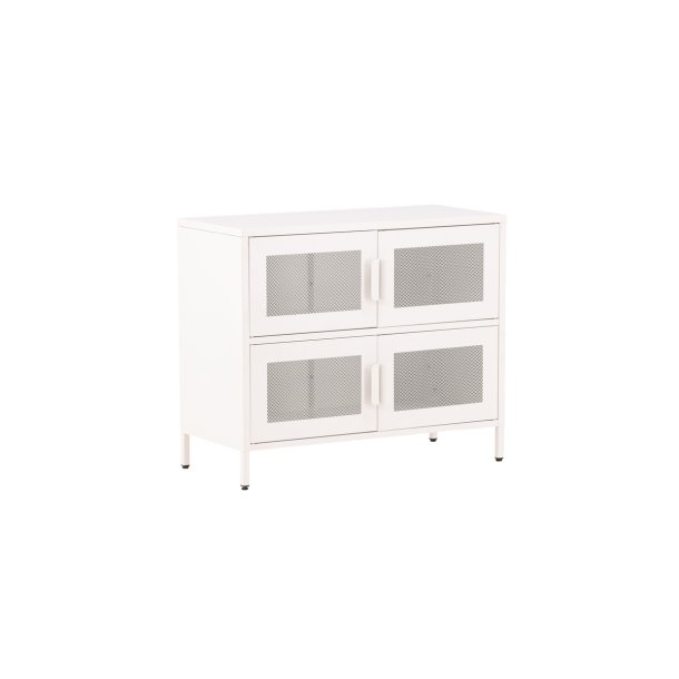 On-side - Skab i hvidt industrielt design, 75 x 90 cm.