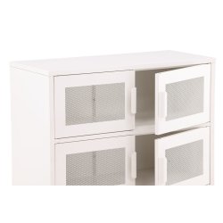 On-side - Skab i hvidt industrielt design, 75 x 90 cm.