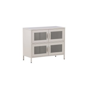 On-side - Skab i beige industrielt design, 75 x 90 cm.