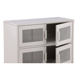 On-side - Skab i beige industrielt design, 75 x 90 cm.