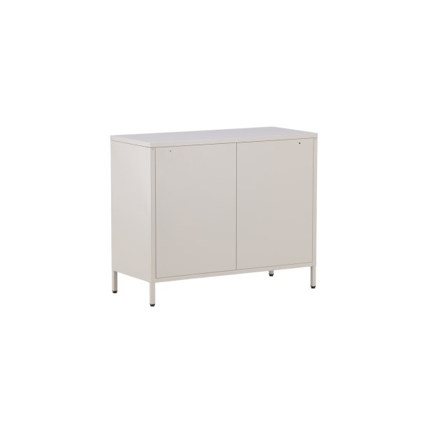 On-side - Skab i beige industrielt design, 75 x 90 cm.