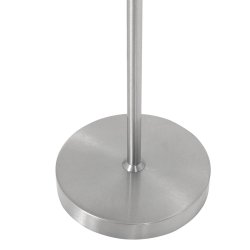 Taylor - bordlampe i stl og hvidt stof