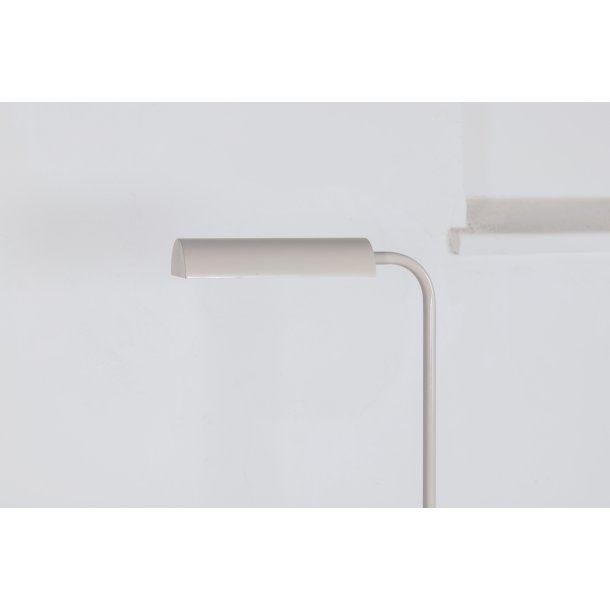 Conner - Gulvlampe i beige metal