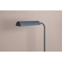 Conner - Gulvlampe i mrkegr metal