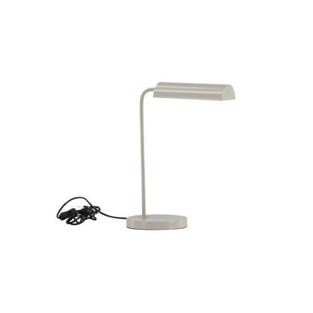 Conner - Bordlampe i beige metal