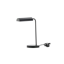 Conner - Bordlampe i sort metal