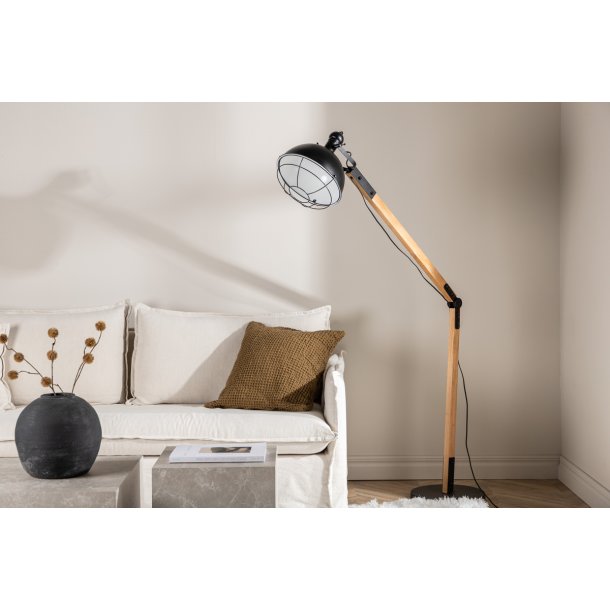 Morrison - Gulvlampe i trimiteret stl