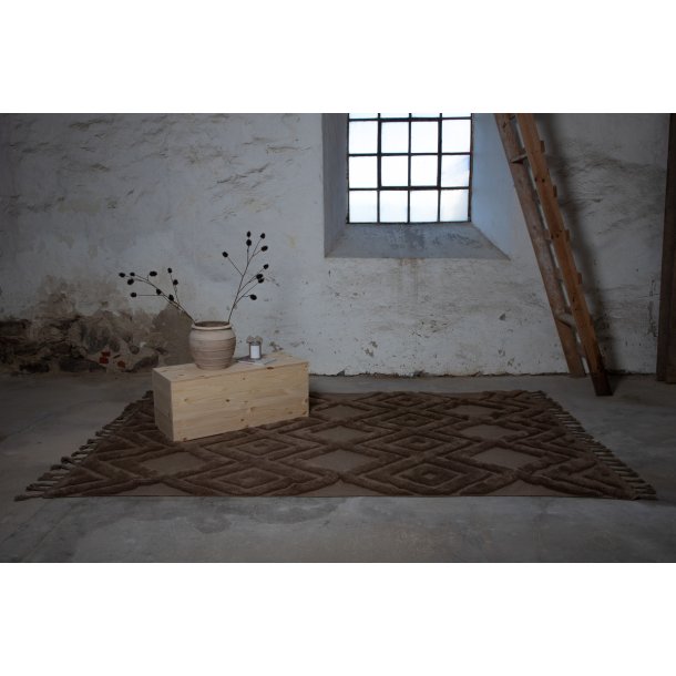 Texmas - Tppe 160 x 230 cm., to valgfrie farver, uld