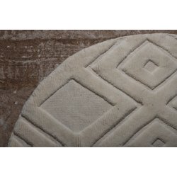 Texmas - Tppe, diameter 200 cm., to valgfrie farver, uld