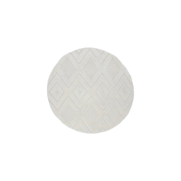 Texmas - Tppe, diameter 200 cm., to valgfrie farver, uld