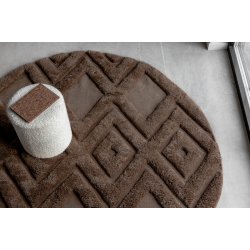 Texmas - Tppe, diameter 200 cm., to valgfrie farver, uld