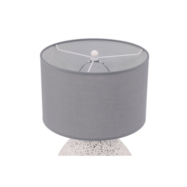 Truro- Bordlampe i terazzo og stofskrm