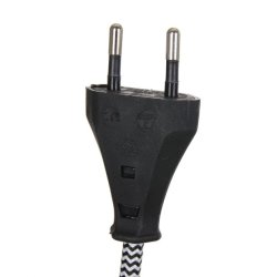 Alda - bordlampe i stl og sort metal