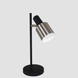 Alda - bordlampe i stl og sort metal