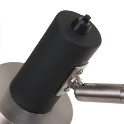 Alda - bordlampe i stl og sort metal