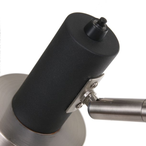 Alda - bordlampe i stl og sort metal