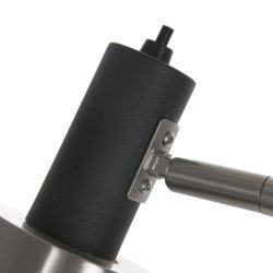 Alda - gulvlampe i stl og sort metal