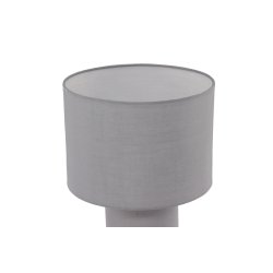 Pong- Bordlampe i lysegr stof