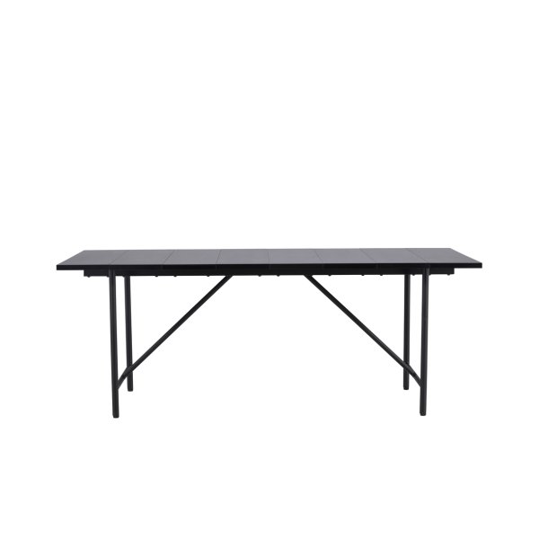 Calma- Spisebord i fineret sort eg, rektangulr 90 x 200 cm.