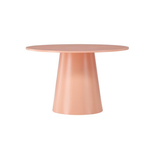 Pastello - Spisebord i rosafarvet MDF, diameter 110 cm.