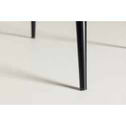 Spa - 2 Spisebordsstole i grt fljl og sort metal