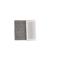 Olav - Drmtte i slvfarvet uld, rektangulr 50 x 80 cm.