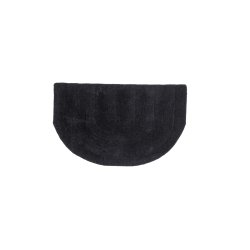 Olav - Drmtte i sort uld, 50 x 80 cm.