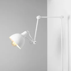 Verdi - Vglampe i hvid metal