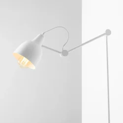 Verdi - Vglampe i hvid metal