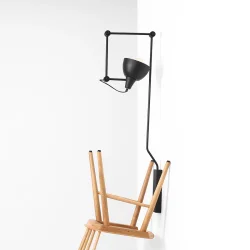 Verdi - Vglampe i sort metal