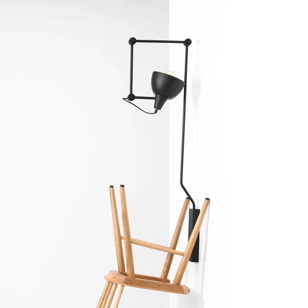 Verdi - Vglampe i sort metal