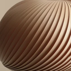 Nightfall - Pendel i bgetr, diameter 53 cm.